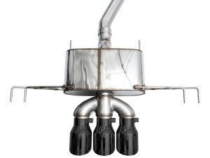 Honda Civic Type R Performance Exhaust - AWE Tuning - Cat Back Touring - Triple Diamond Black - `23-`27